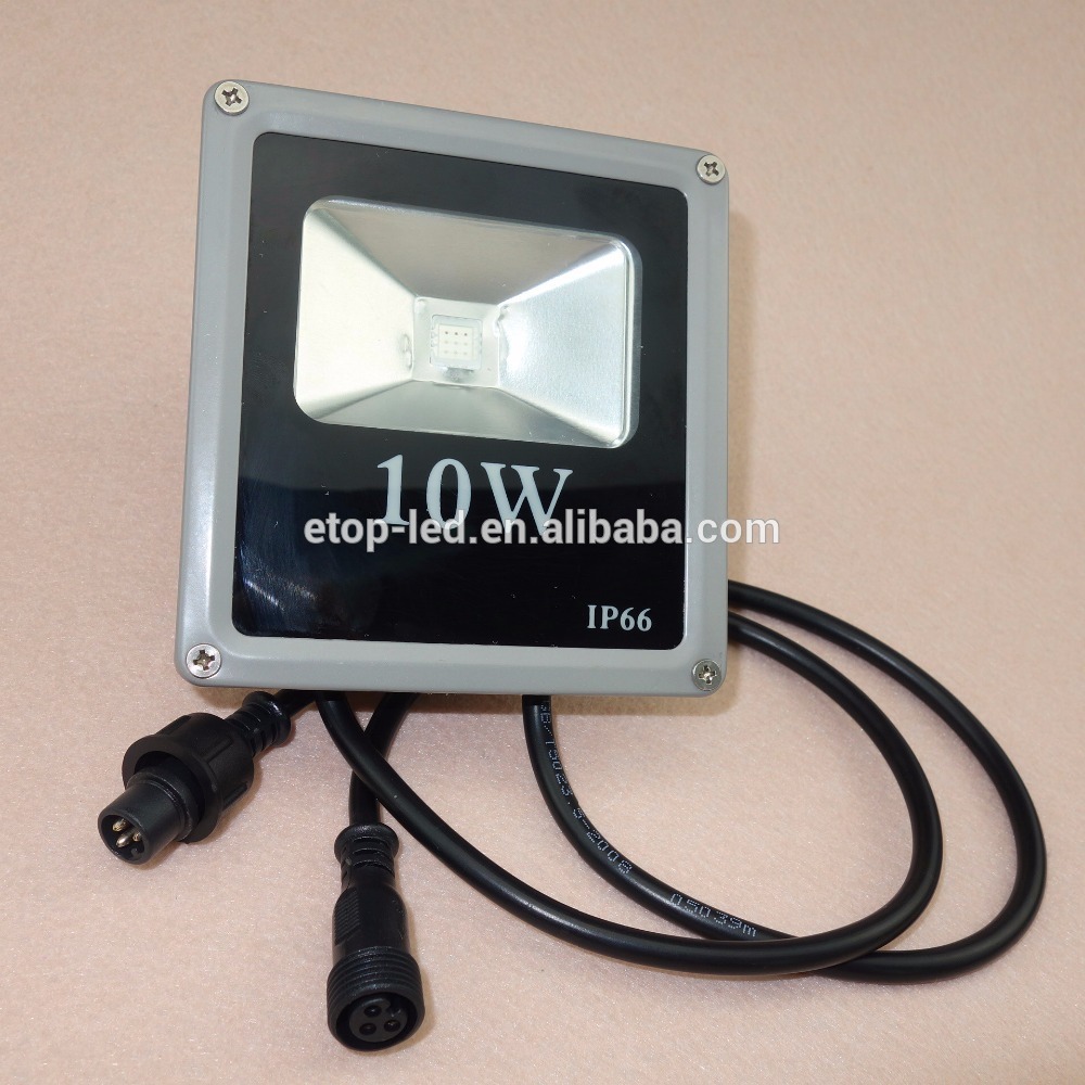 9W WS2811 controlled RGB flood lights