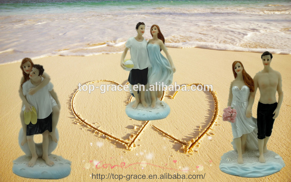 Poly Resin Wedding Cake Topper Gay Couple