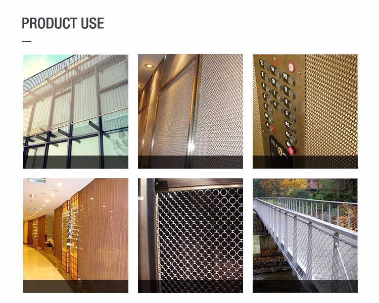 Iso9001 decorative wire mesh