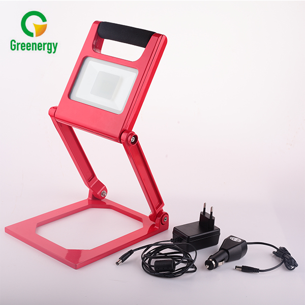 Professional factory supply foldable portable rechargeable work led flood light