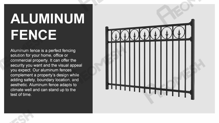 Made in Guangzhou Professional Factory Aluminum Farm Fence