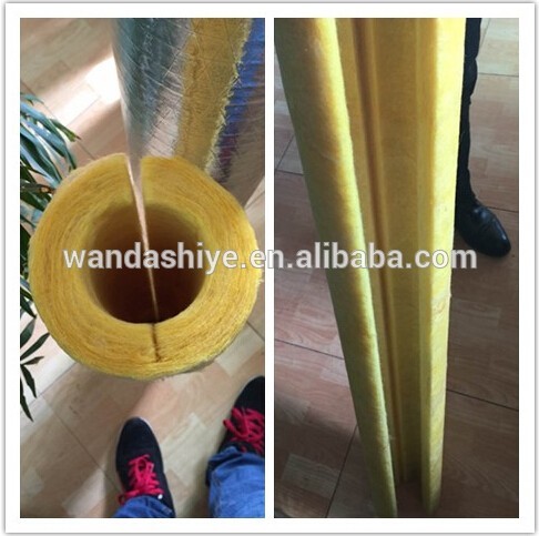 Best selling Glass wool pipe laminated alum foil cover