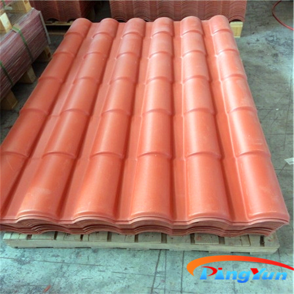 Made in china popular clear corrugated plastic roofing sheets plastic