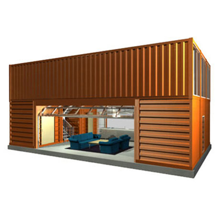 40ft high cube prefab foldable shipping container shop