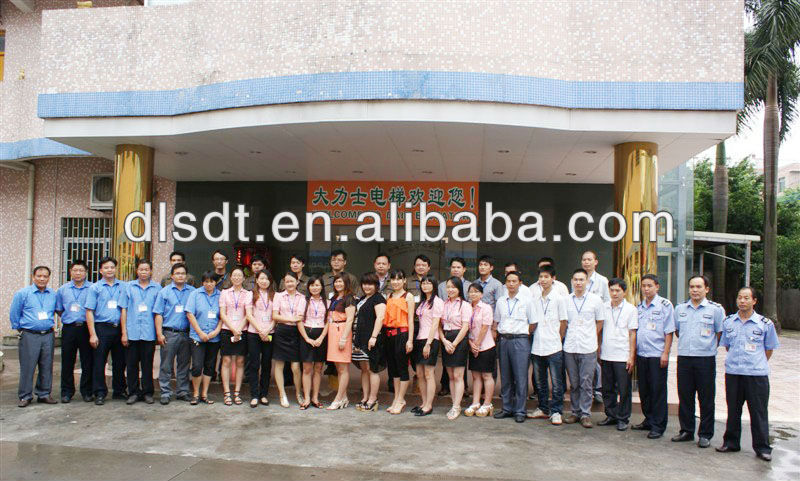 Luxury Hotel Elevator with small machine room