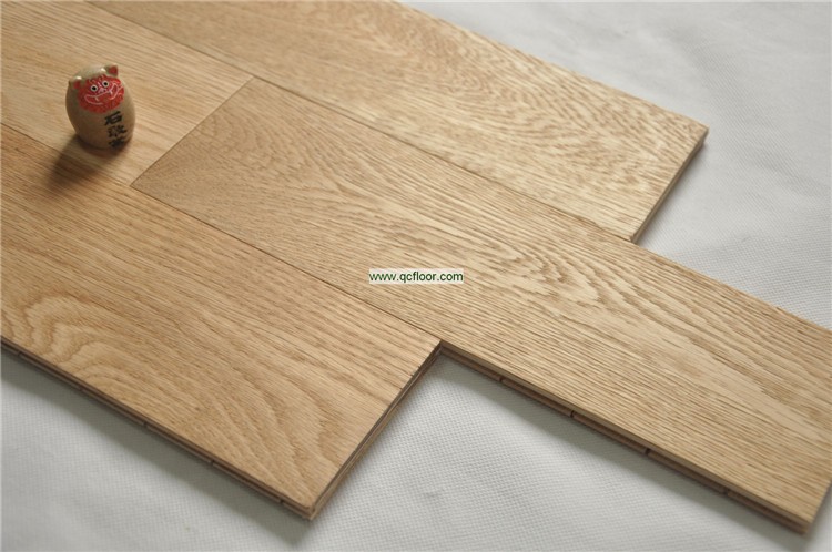 Residential Prefinished Oak Heating System Engineered Wood Flooring