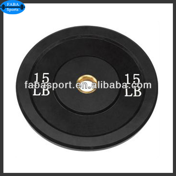 Solid Rubber Barbell Bumper PlateS