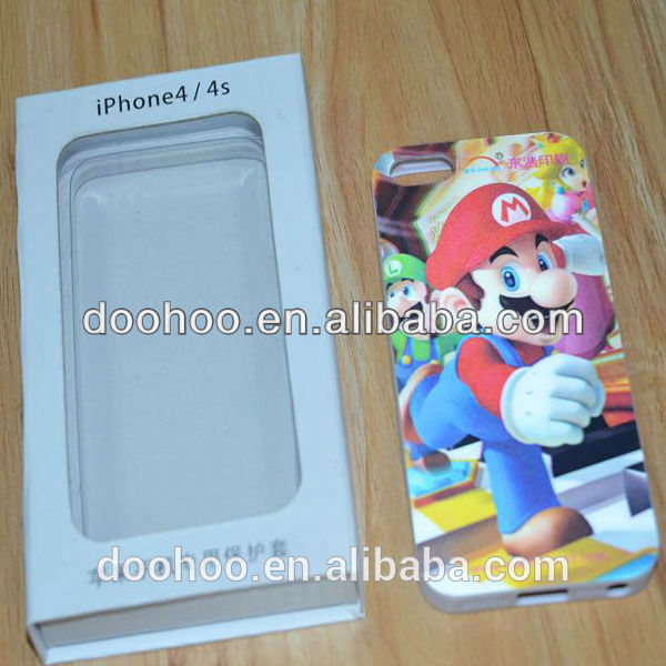 Wholesale 2015 Newest 3D Cute cartoon Pattern Plastic Phone Case for iPhone 5 & 5S