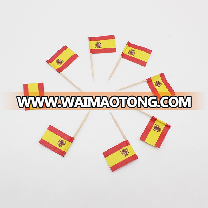 2017 new design toothpick of national flag,the factory