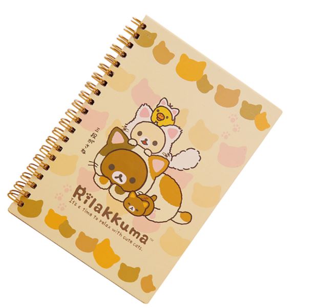 Cartoon Coil notebook/Diary agenda/pocket book/office school supplies