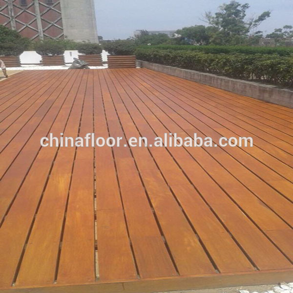 waterproof Oiled finished smooth unfinished natural Burma Teak outdoor decking