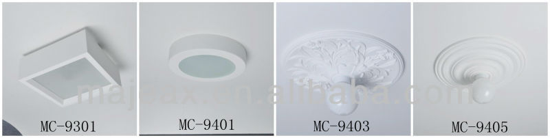 Indoor gypsum residential ceiling lamp e27