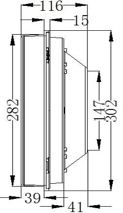 300mm pedestrian red traffic light parts