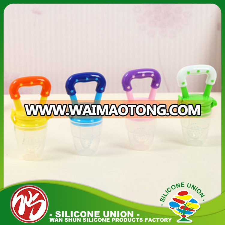 Wholesale 2017 Hot Sale Baby Products Silicone Baby Feeder Pacifier For Fruit Fresh Food Feeder