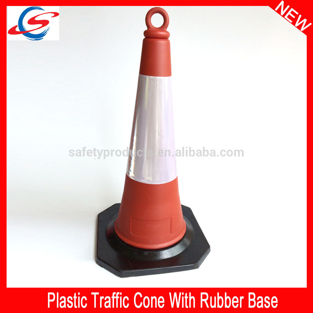 GC-1100 T-TOP reflective plastic delineator cones for traffic control