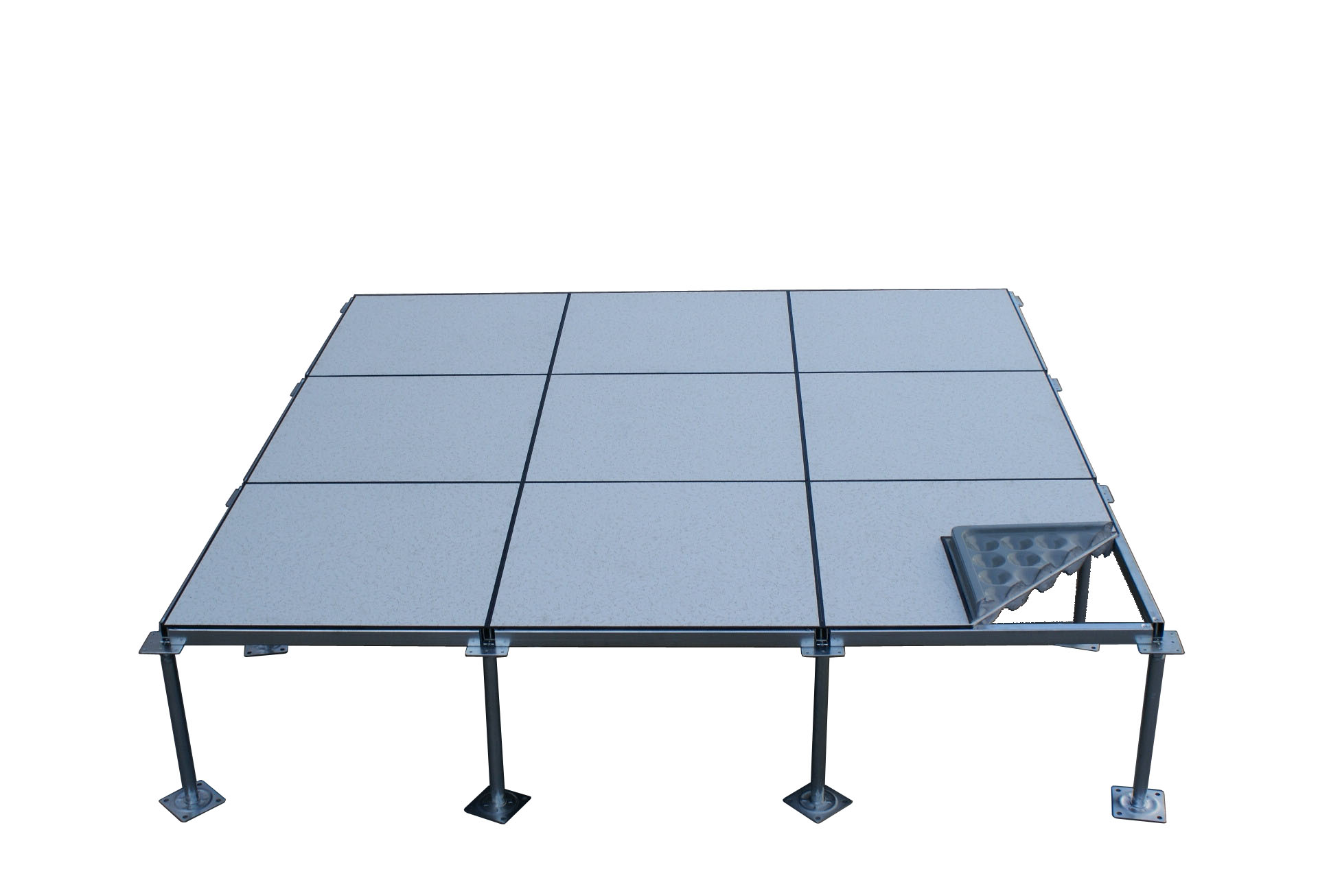 Factory High Quality Anti-static PVC Steel Raised Floor for Data Center Using