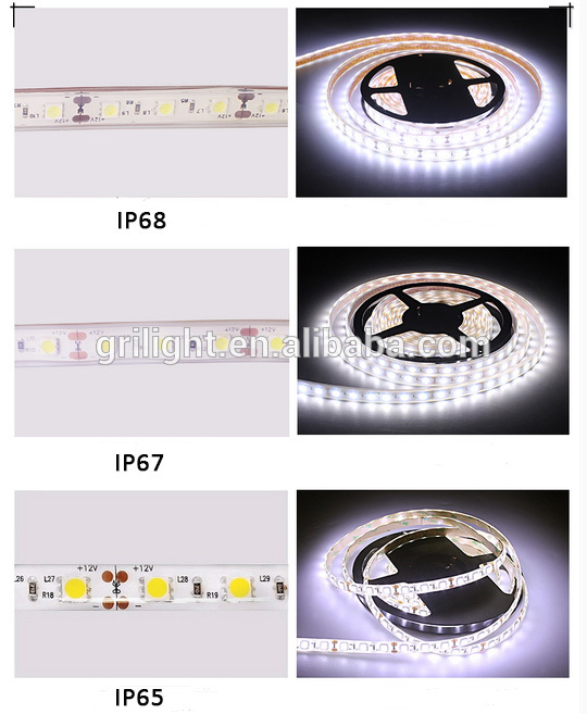 Factory Shenzhen rgb waterproof 300leds 5050smd rgb waterproof led strip light