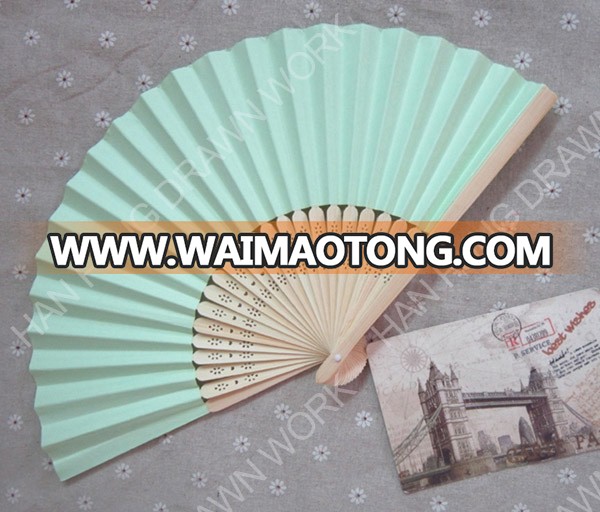 customized wedding paper japanese folding fan