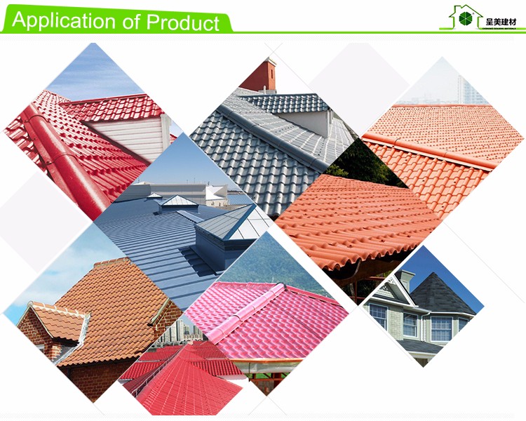 Roma 1050mm Anti UV waterproof pvc roma roof sheet/ tile roof colored venezuela PVC roof tile