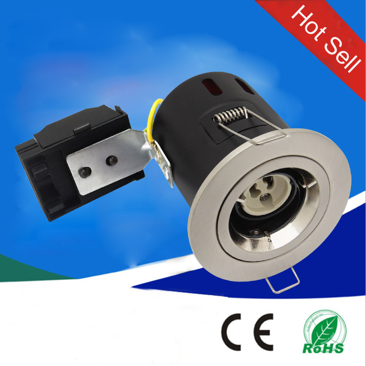 UK market twist & lock die-casting gu10 fire rated down light can