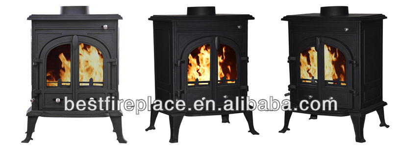 12KW CE Approved High Quality Wood Burning Stove (VR-B12) Wood Heater Multi-fuel Stove