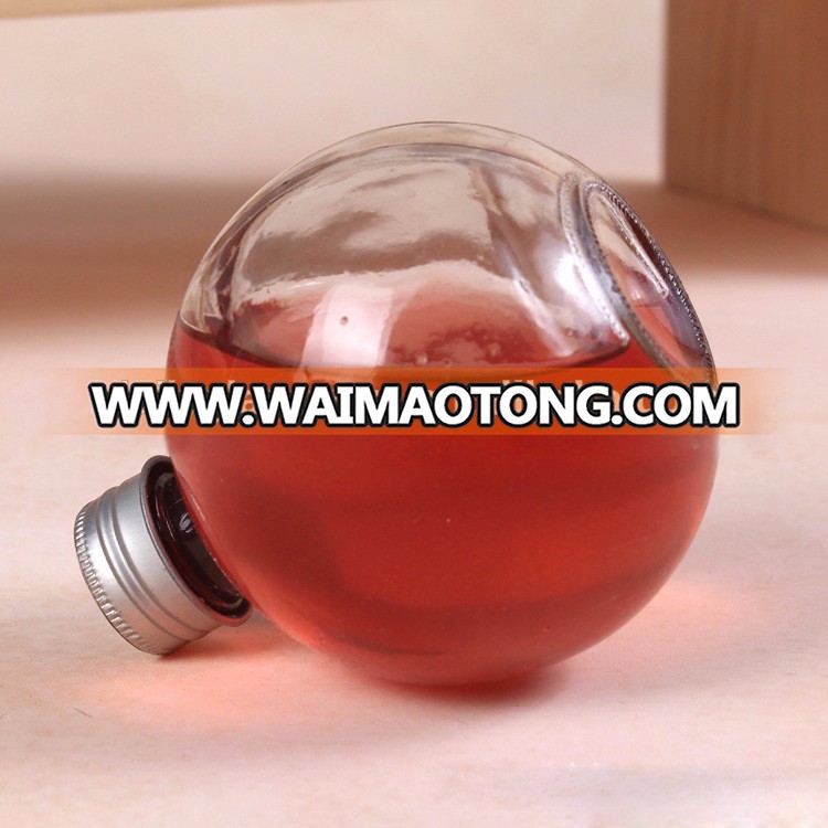 DAILY 250ML ball shaped water bottle glass wholesale