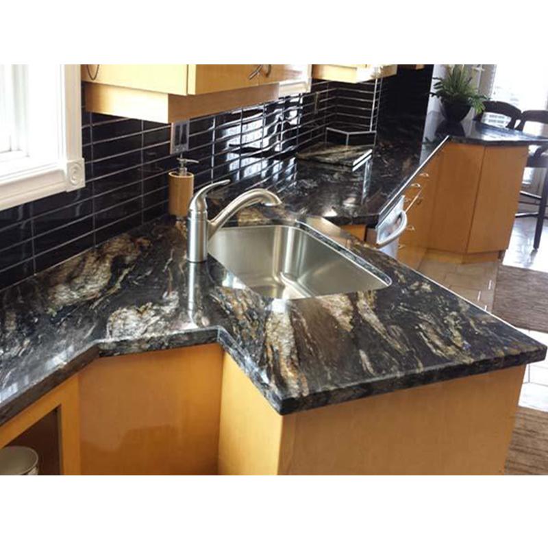 Cosmic Black Granite Countertops