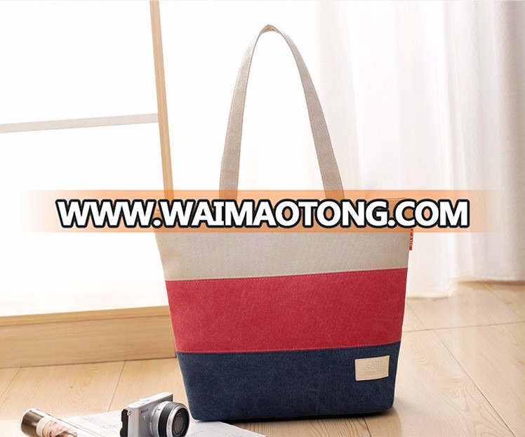 Cheap fashion beach bag canvas bag