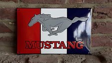 MUSTANG enamel street board, advertising signpost