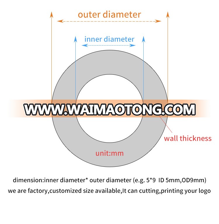 Clear Soft Transparent Medical Grade Silicone Rubber Tube For Blood Cell Analyzer