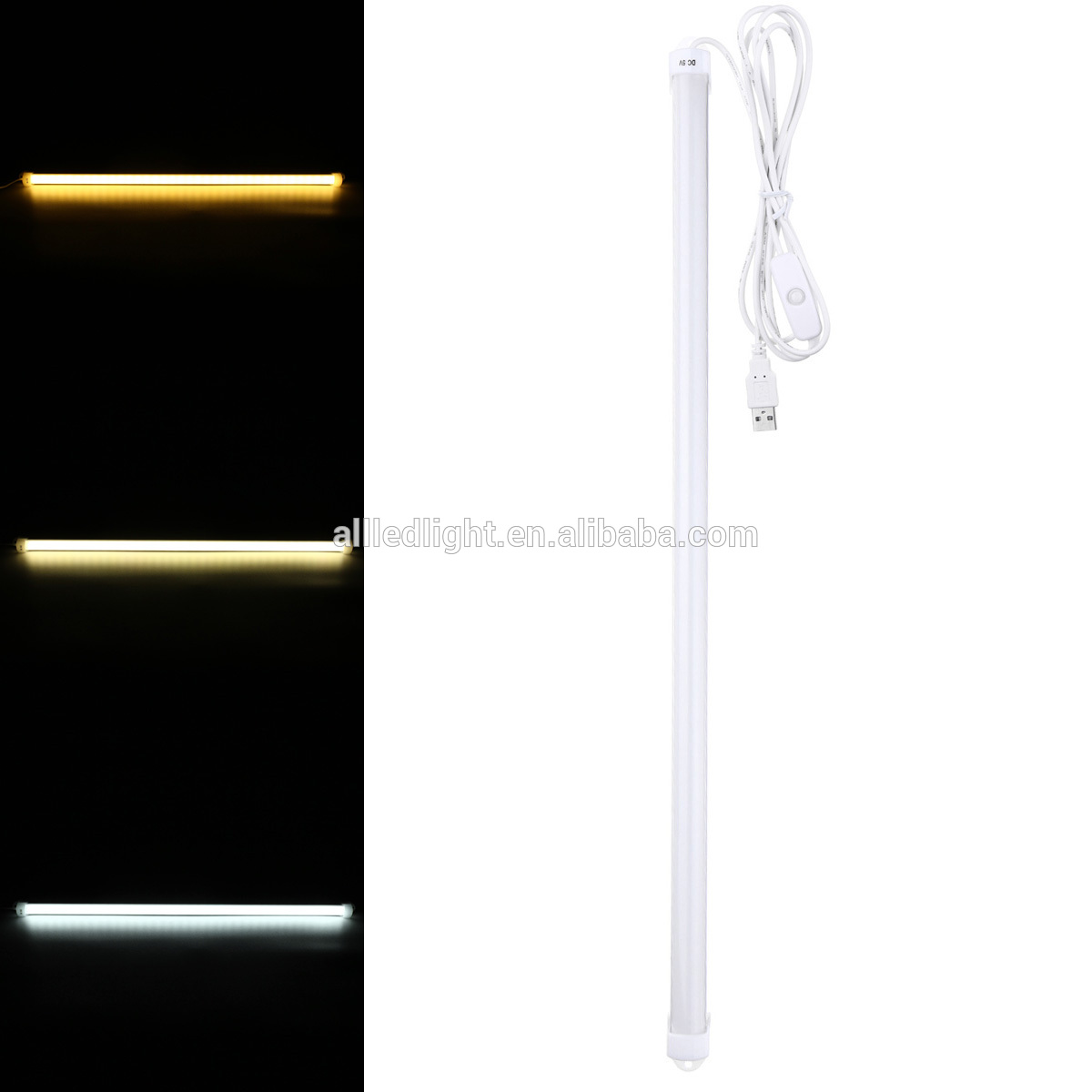 USB Powered LED Bar Light DC 5V Eye Protection LED Rigid Strip LED Reading Light Table Lamp Kids Study Night Lighting