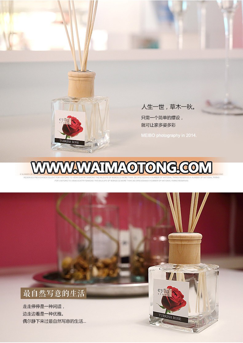 empty clear reed diffuser glass bottle for gift