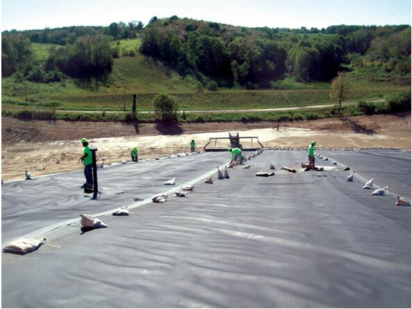 HDPE geomembrane liner with thickness 0.2mm to 3mm