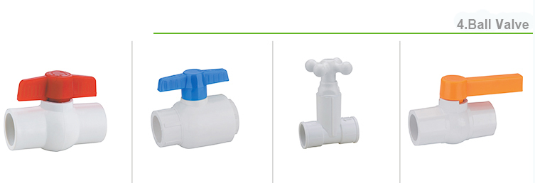 Hot selling Plastic Socket Thread Ship handle PVC Ball Valve