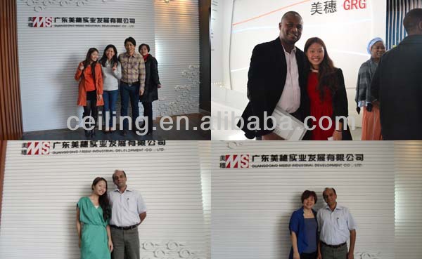 Customize GRG wall panel & hollow out wall panel & decorative wall panel for building material made in Guangzhou