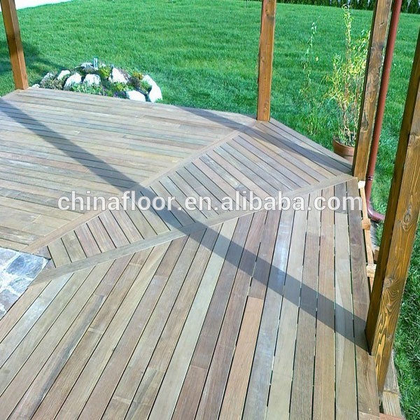 exterior smooth surface Waterproof Brazilian ipe hardwood decking