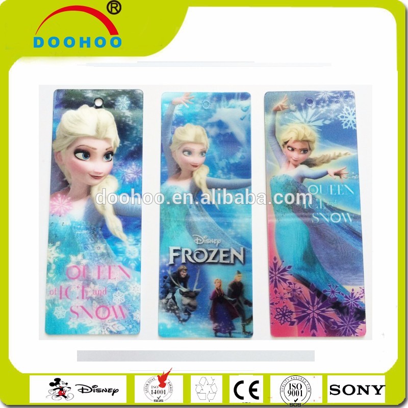 Hot promotional Christmas gifts 3D PP/PET lenticular bookmark