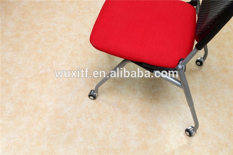 Various kinds office quality vinyl flooring roll, various choices of color and size vinyl linoleum flooring with CE/ISO