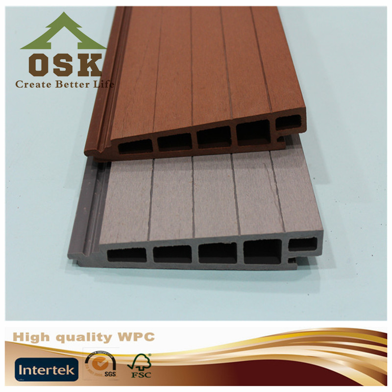 hot sale outside wood plastic composite wpc panel boards with low price