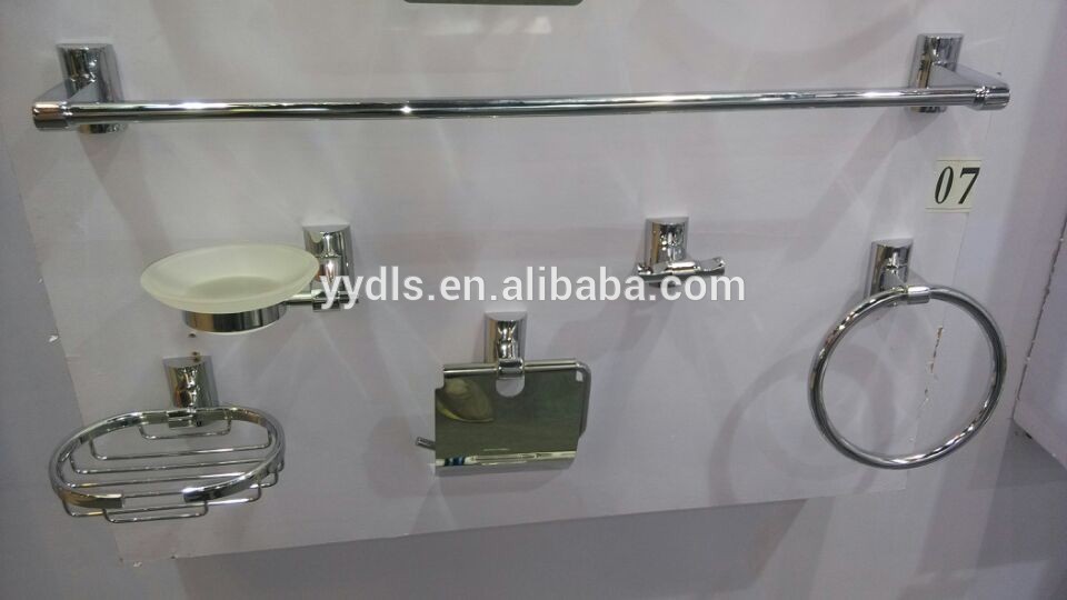 B07-6 BRASS TOWEL BAR BRASS SINGLE TOWEL BAR CHROME PLATED