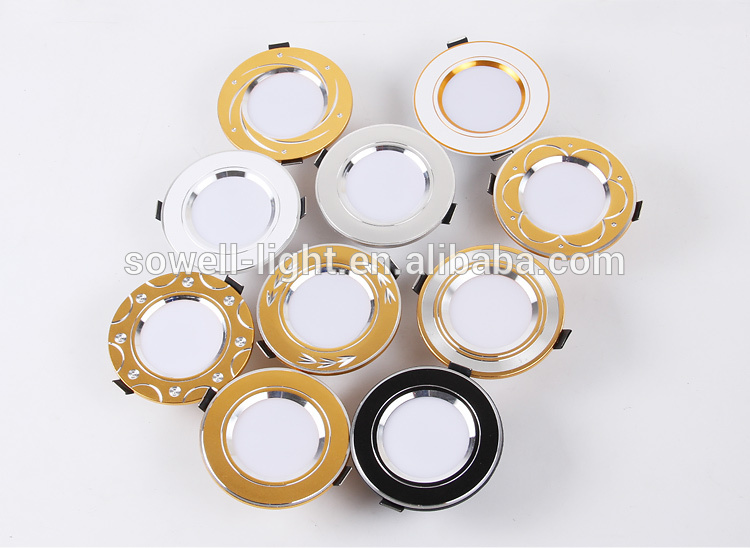 High Lumen Bridgelux Round Panel SMD Slim LED Light Panel