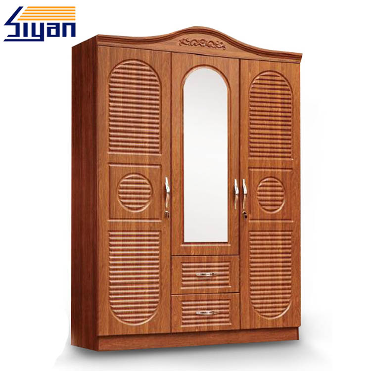 double folding louver door wardrobe