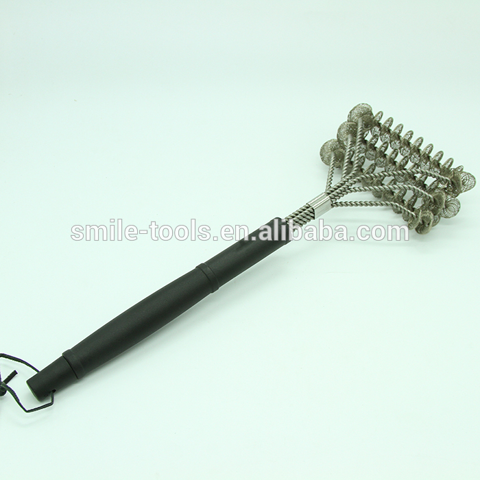 Stainless Steel BBQ Cleaning Grill Brush And Scraper