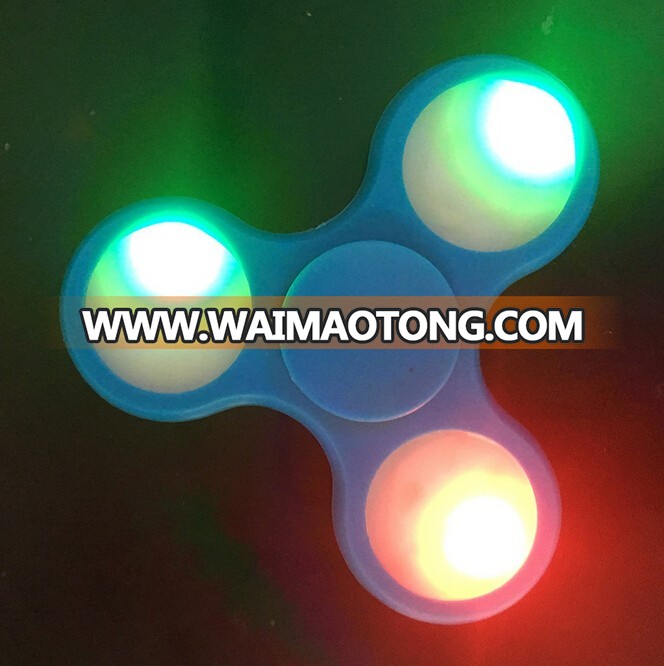 Affordable price Led hand spinner Hot sales glowing Customized led spinner toys China factory wholesales