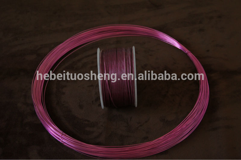 2mm craft color aluminum wire,aluminum colored wires,Coated aluminum wire