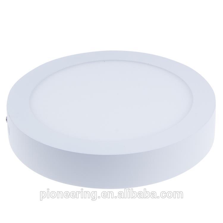 High quality 6W 12W 18W 24W surface mounted round led panel light