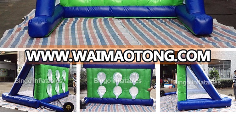 Hot selling portable inflatable sport soccer goals with low price