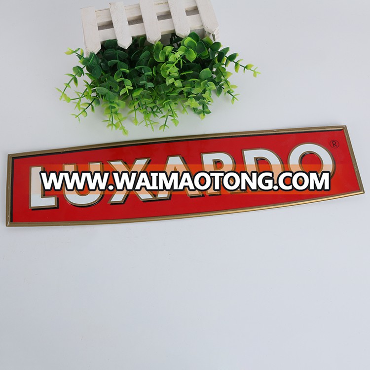 Top Quality China Reflective Logo Embossed Custom Metal Aluminum Car Plate