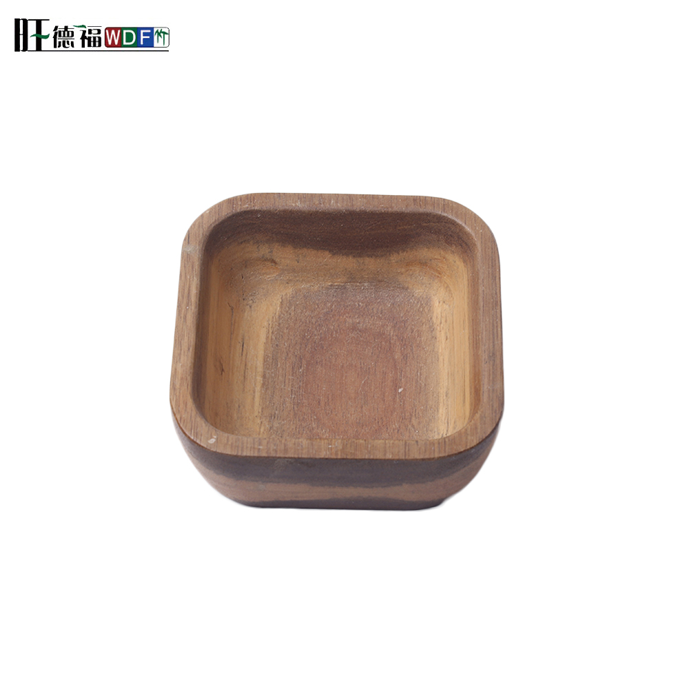 China factory price rectangle wooden bamboo tray with ISO standard