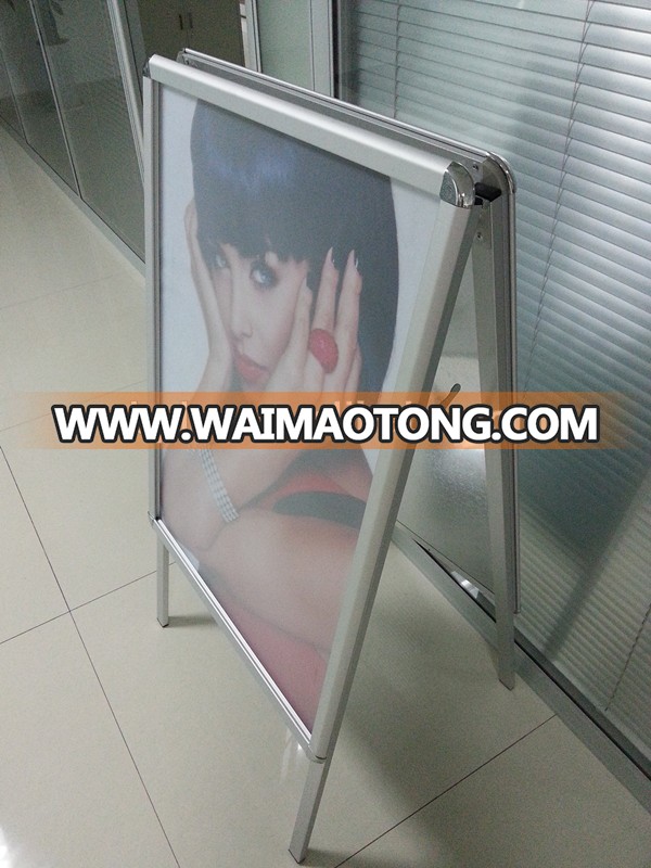 foldable aluminum double side a board sign A0